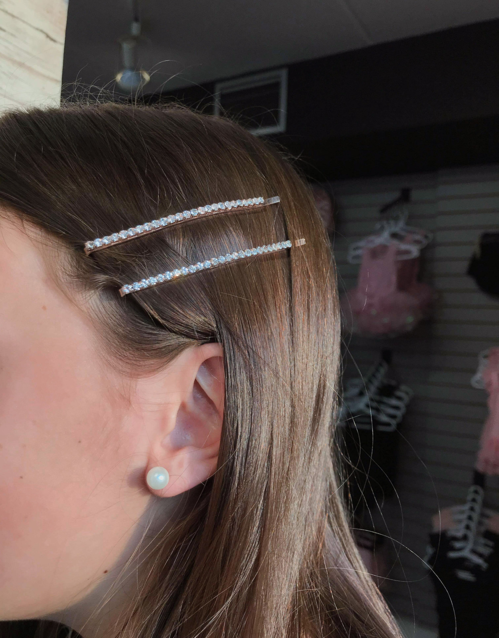 BARRETTES AVEC DIAMANTS Multicolore