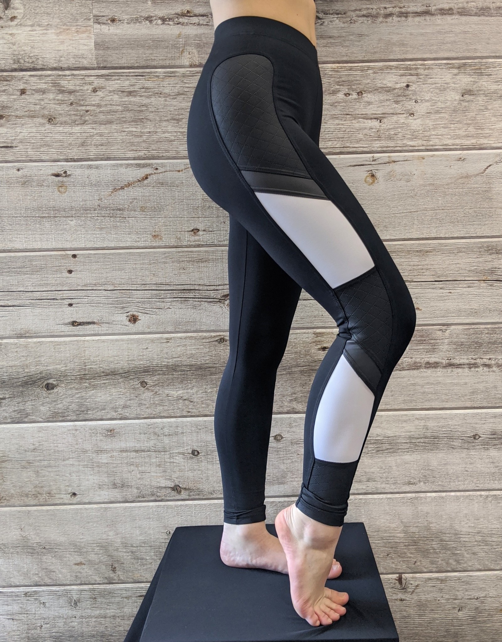 Mondor Dance LEGGING NOIR/BLANC CÔTÉ