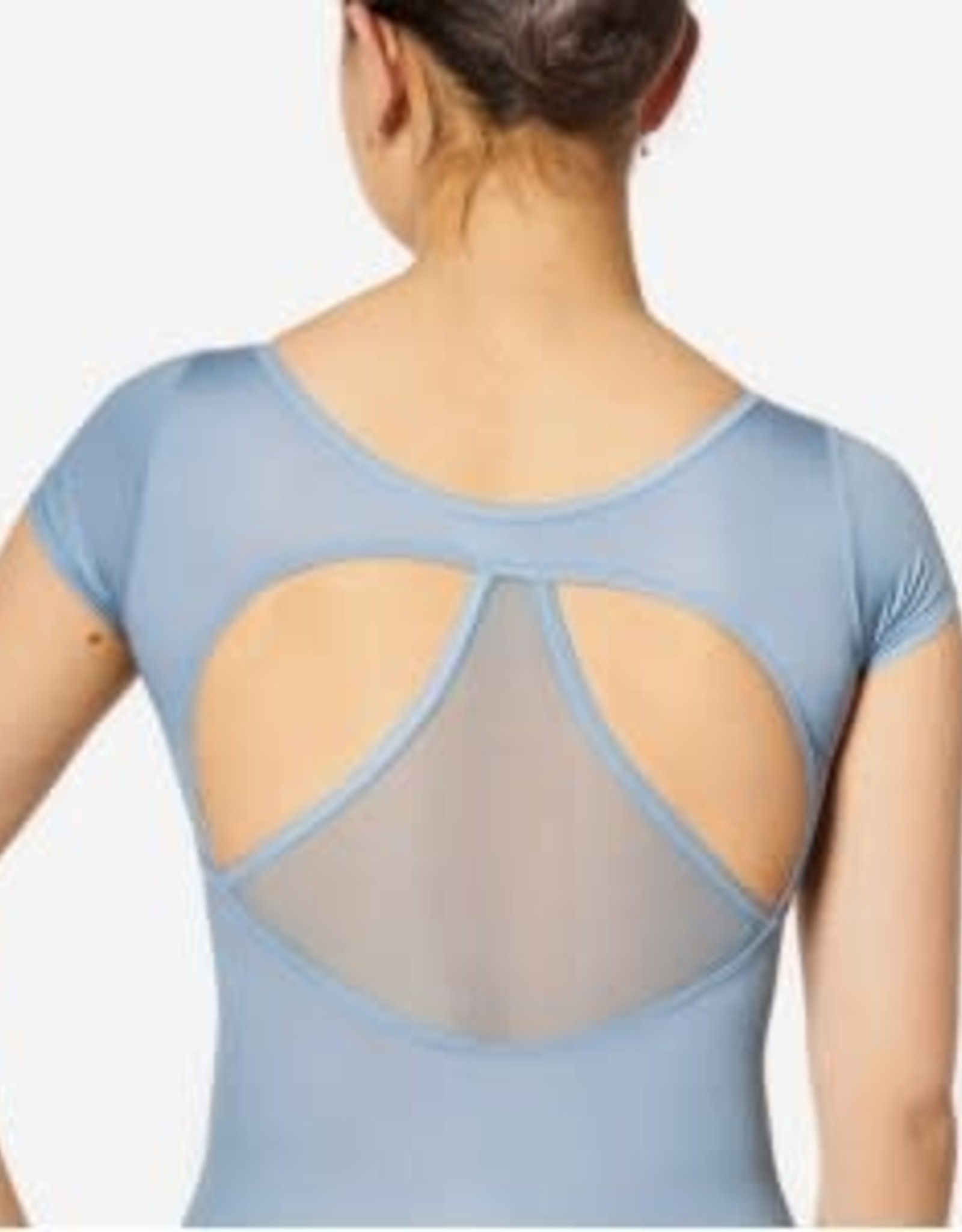 Radadancewear Sansha MAILLOT MANCHES COURTES EN RÉSILLE BUTTERNUT AD