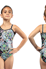 Mondor Gym MAILLOT DE GYM FLOWER POWER UNE MANCHE JR