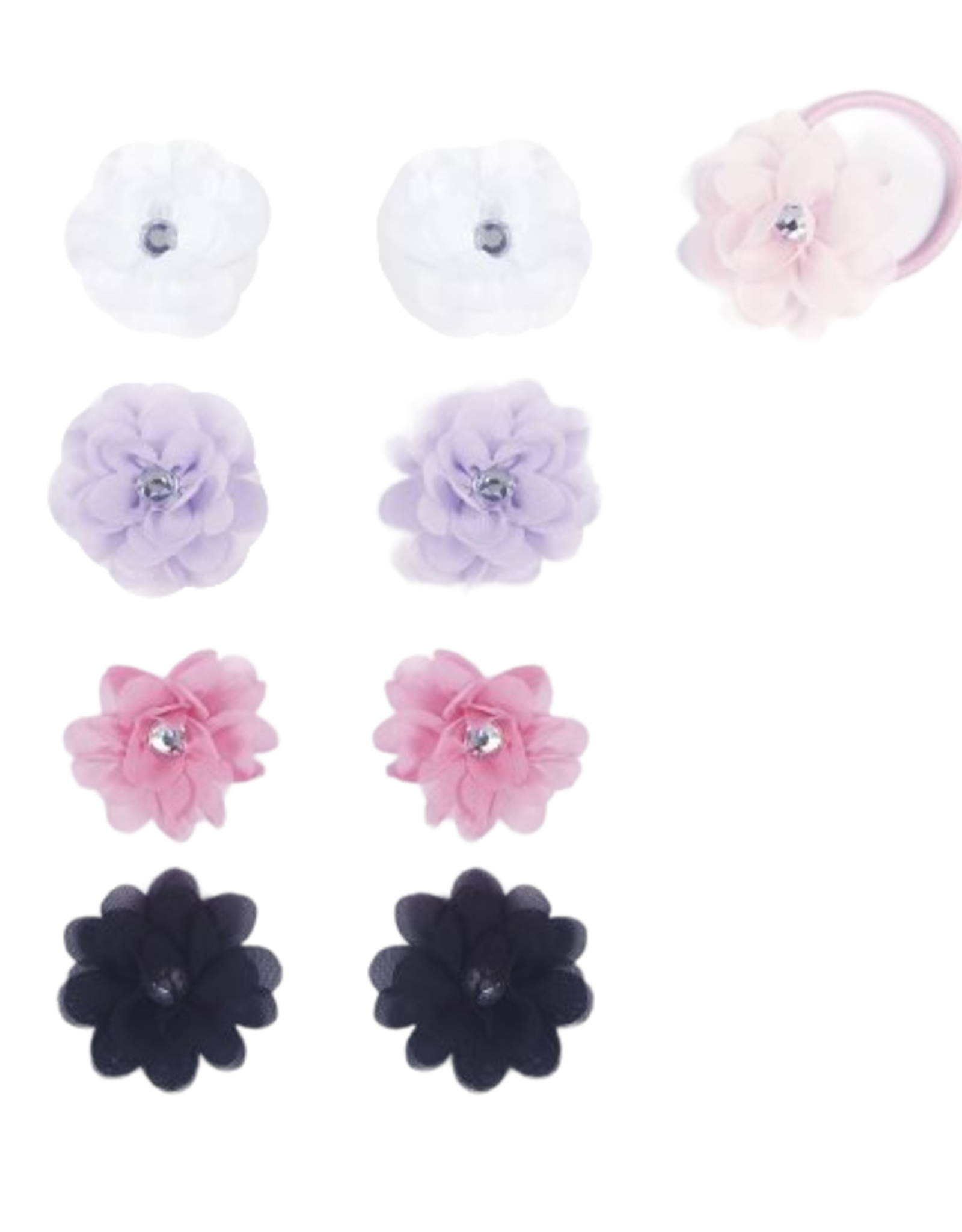 Dasha Designs ÉLASTIQUE CHEVEUX AVEC GRANDE FLEUR (2)