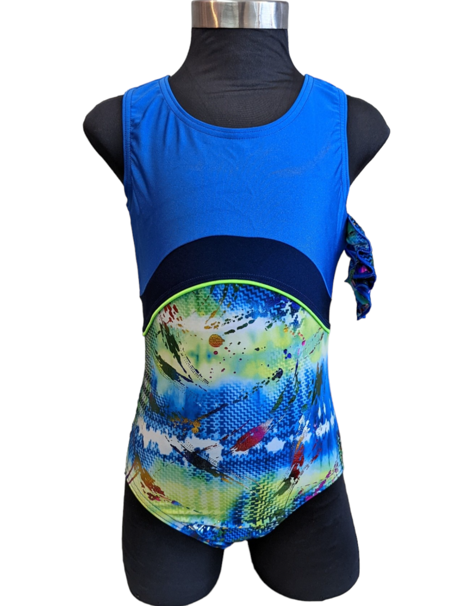 Mondor Gym MAILLOT DE GYMNASTIQUE BLEU TECHNO JR