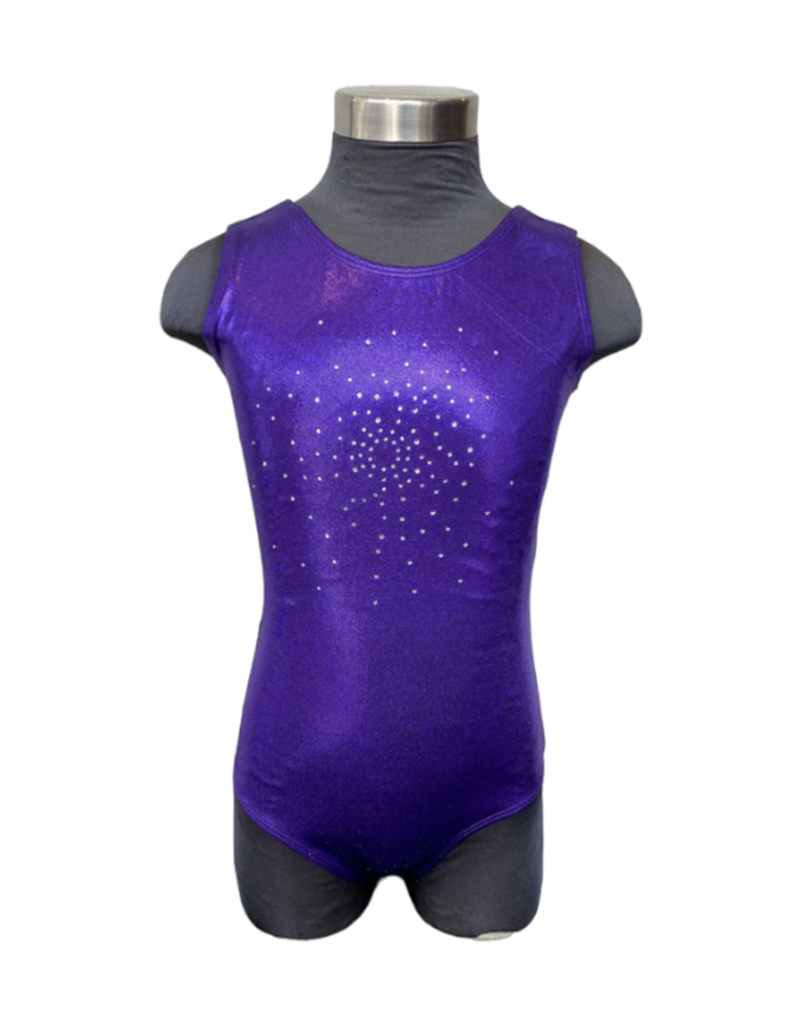 Eurotard MAILLOT DE GYM MÉTALLIQUE AVEC BRILLANTS