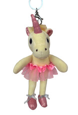 Dasha Designs PORTE-CLÉS PELUCHE LICORNE