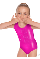 Eurotard MAILLOT DE GYM MÉTALLIQUE AVEC BRILLANTS