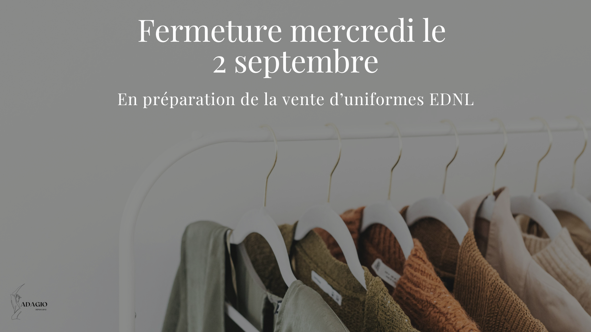 Fermeture 2 sept