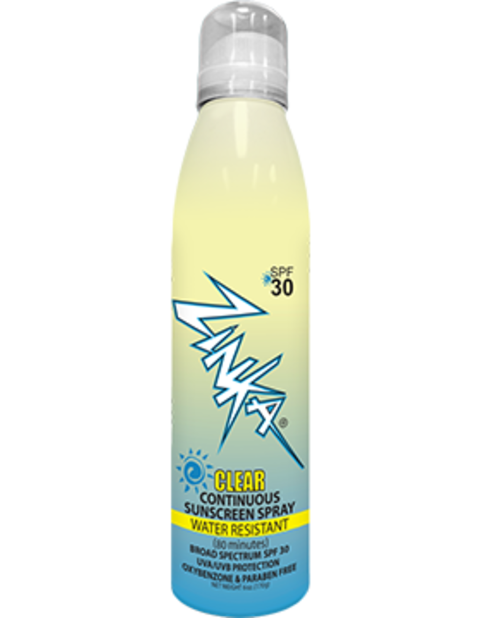 Zinka CLEAR SPF 30 CONTINUOUS SUNCREEN SPRAY