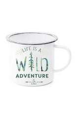 Life is a Wild Adventure Enamel Mug