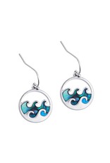 Bamboo Trading Company Cresting Wave Earrings