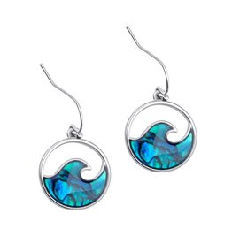 Bamboo Trading Company Single Wave Earrings