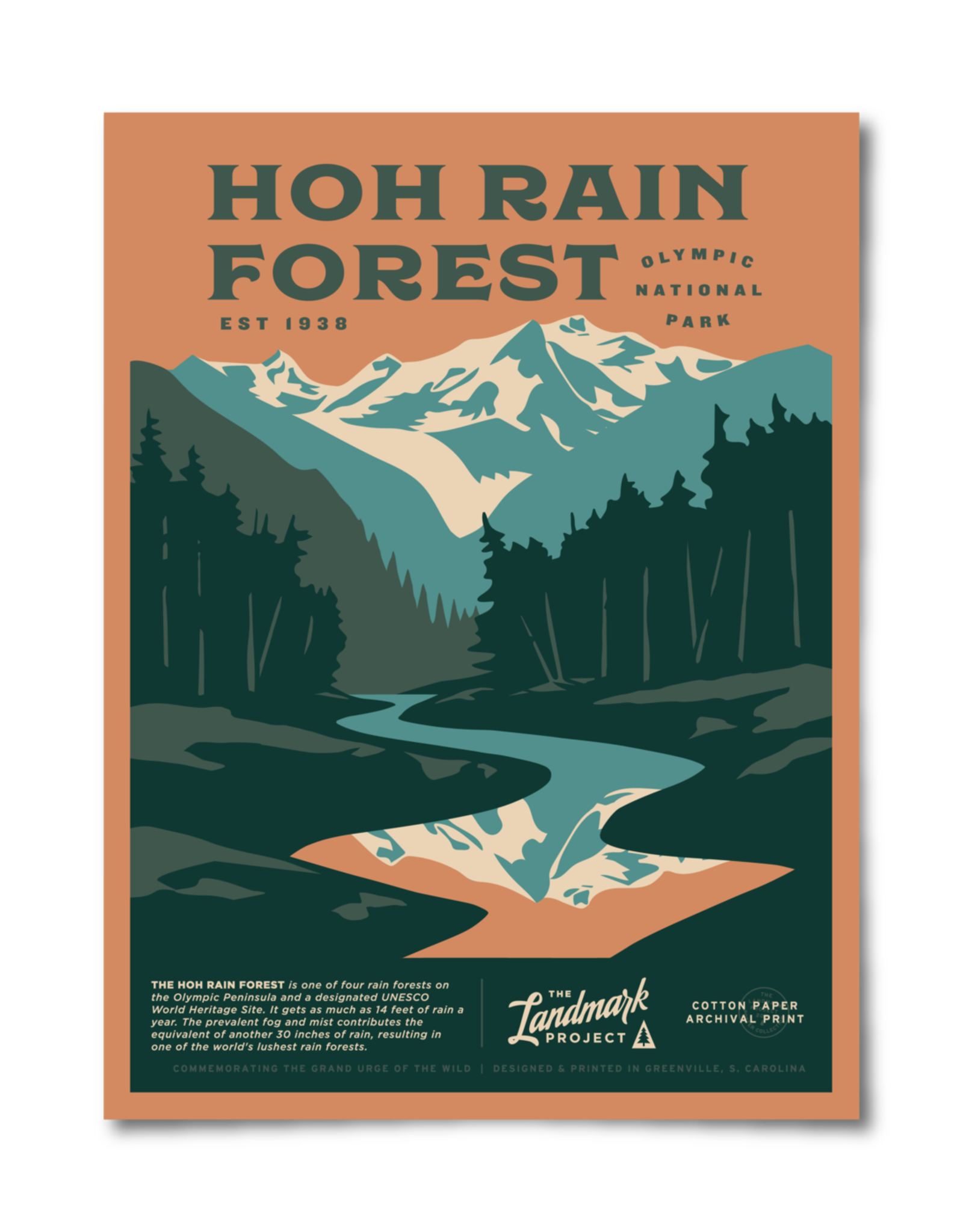 Landmark Hoh Rainforest Poster