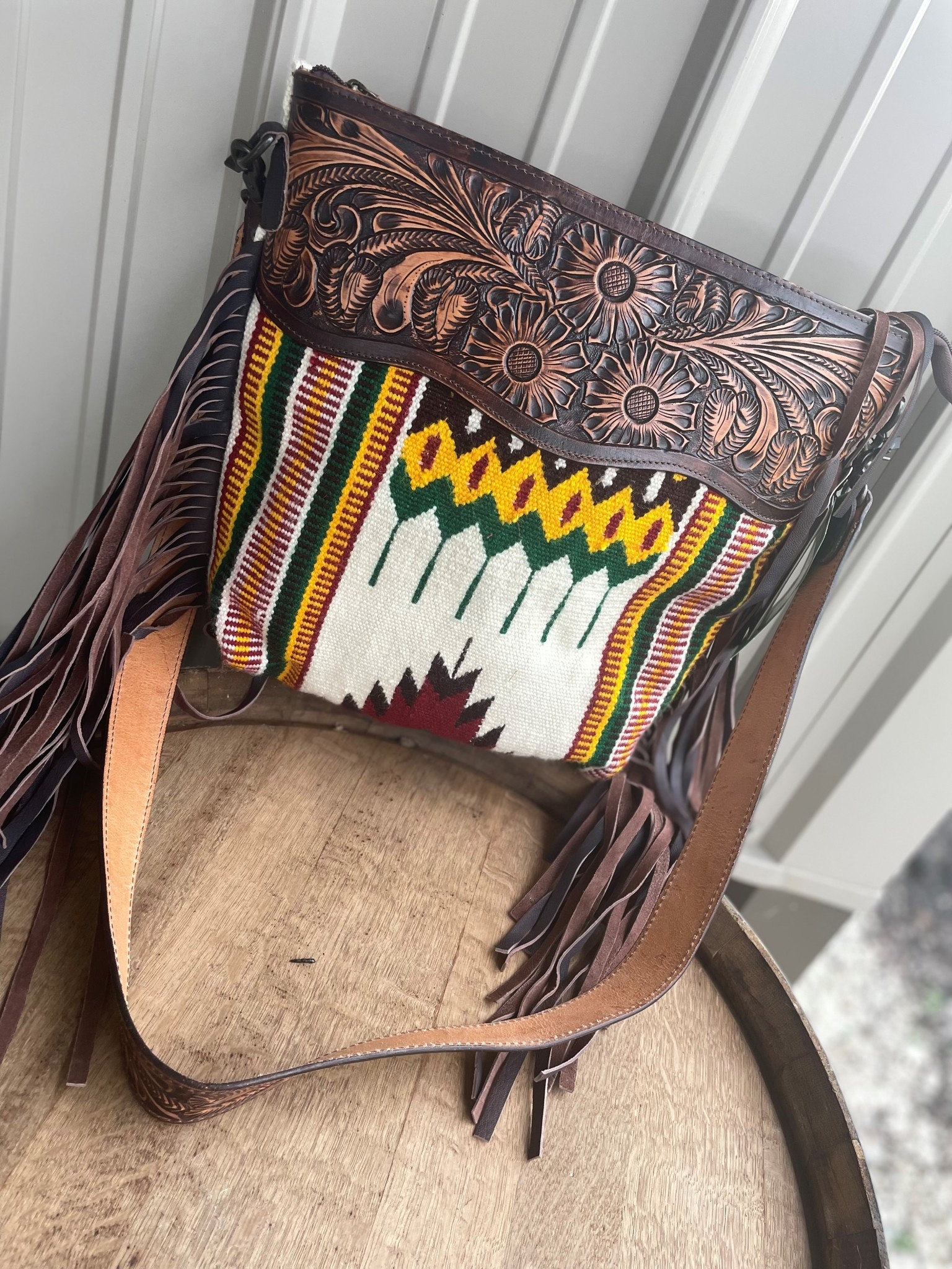 saddle blanket wallet