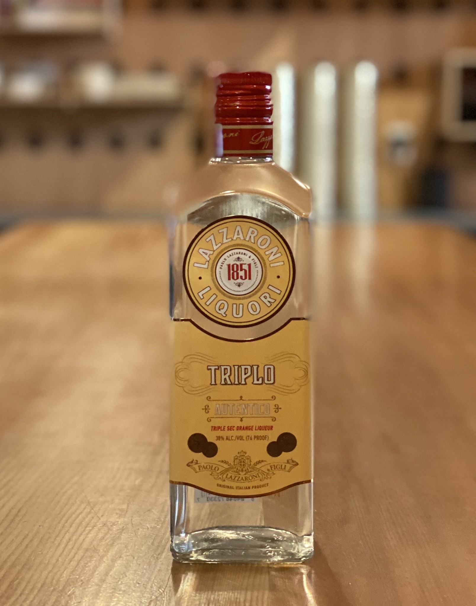 Paolo Lazzaroni & Figli ''Triplo'' Triple Sec Orange Liqueur Italy