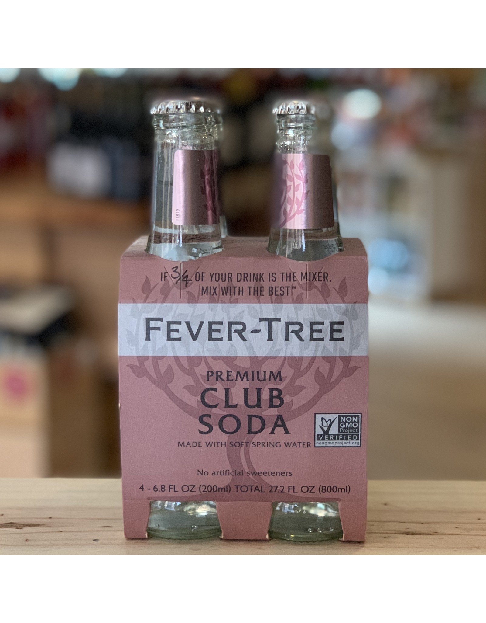 Mixers Fever Tree Club Soda 200ml 4-Pack