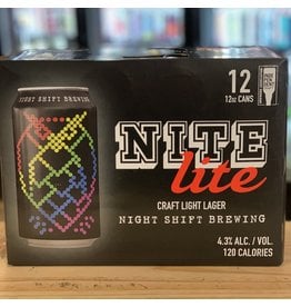 12-Pack Night Shift "Nite Lite" Lager 12-Pack - Everett, MA