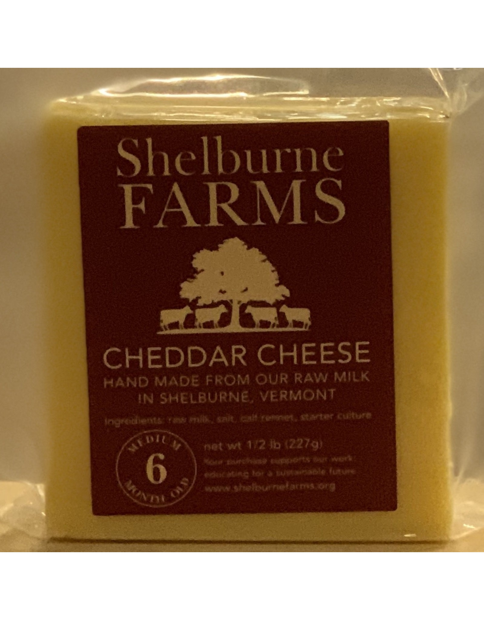 Cheese Shelburne Farms Cheddar Cheese 6 month - Shelburne, Vermont