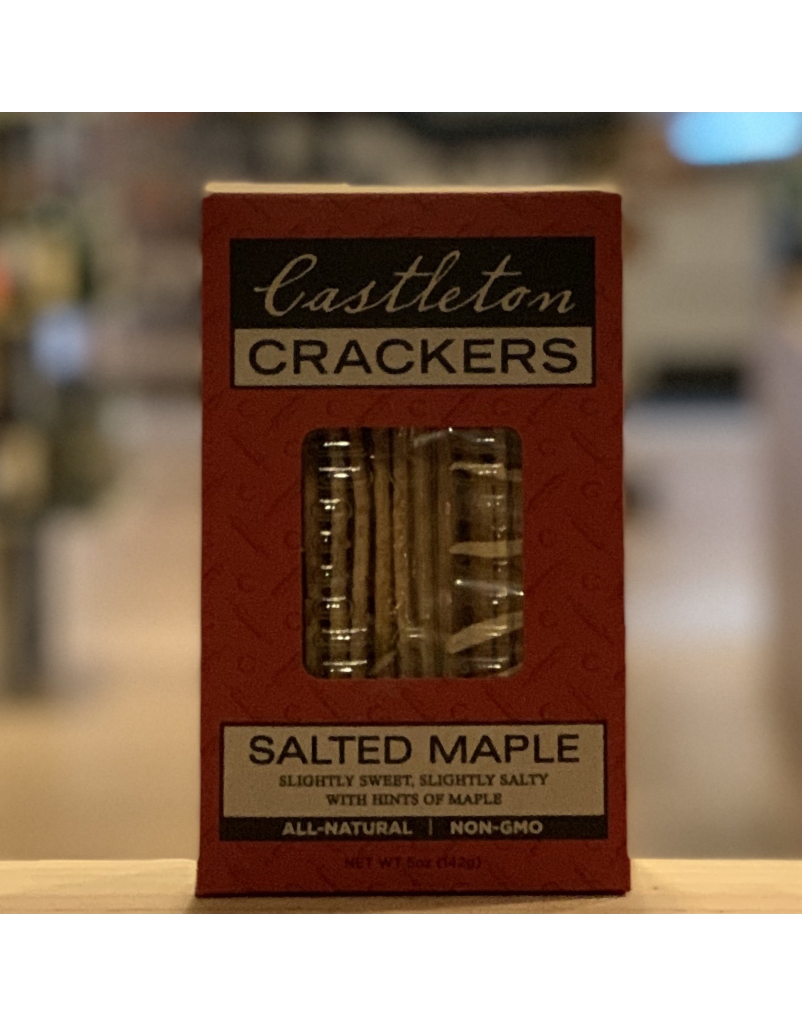 Cracker Castleton Salted Maple Crackers - South Woodstock, Vermont