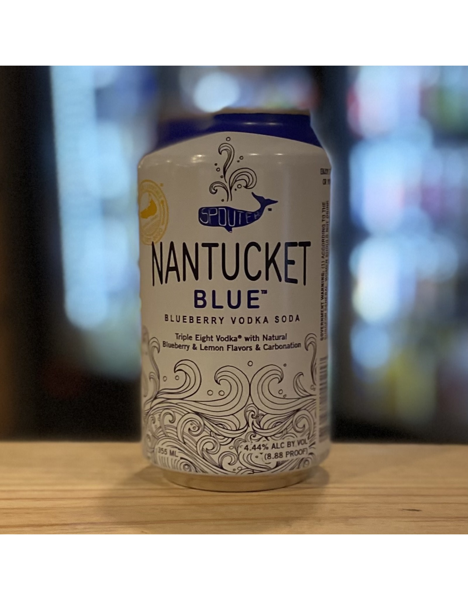 Local Triple Eight Distillery "Nantucket Blue" Blueberry Vodka Soda - Nantucket, MA