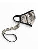 Brave Leather Kaelin Mask Chain Black & Silver