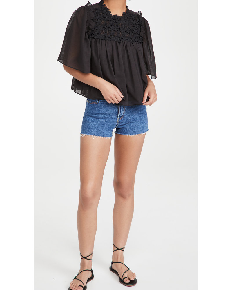 7 for all Mankind Ruffle Blouse