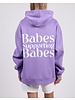Brunette The Label Babes Supporting Babes Big Sister Hoodie