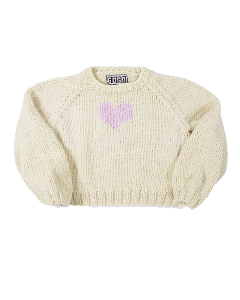 GOGO Sweaters Heart Pullover