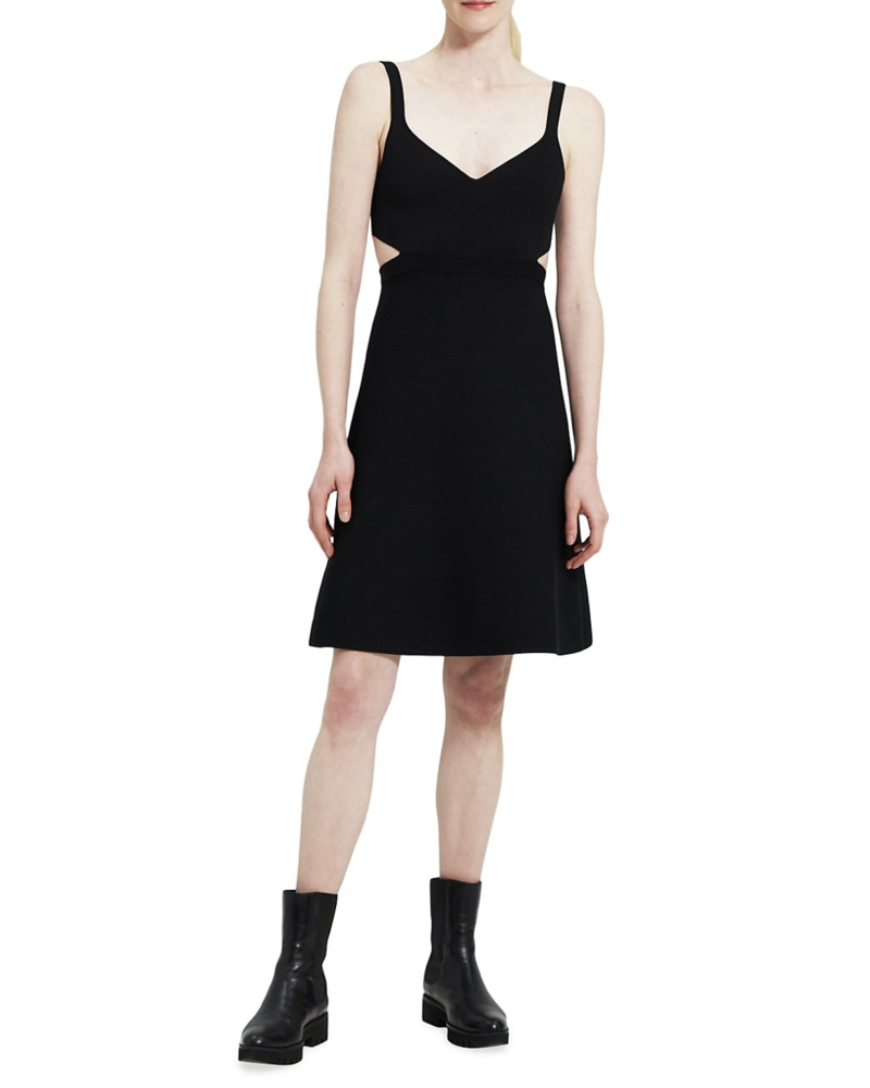 Theory Cut Out Flare Dress