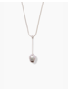 Chan Luu Silver-Dipped Pearl Pendant Necklace