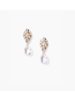 Chan Luu Crystal and Silver Masquerade Earrings