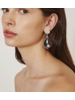Chan Luu Silver Crystal Illusion Earrings