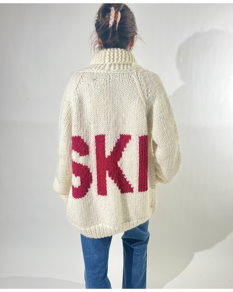 GOGO Sweaters Long Ski Cardigan