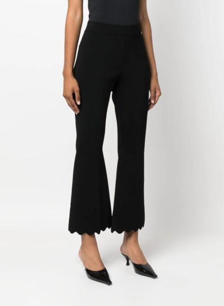 Twinset Trousers Scallop Edge