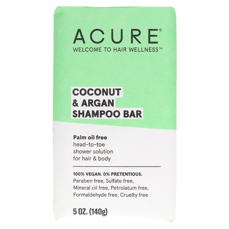 Acure Acure  Coconut & Argan Shampoo Bar - 140g
