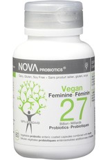 Nova Probiotics Nova Probiotics , Vegan Feminine (27 Billion) - 60 Vegetable Capsules