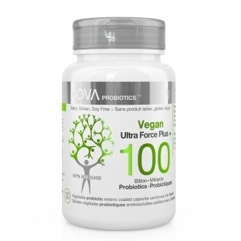 Nova Probiotics Nova Probiotics , Vegan Ultra Force Plus+  (100 Billion) - 30 Vegetable Capsules