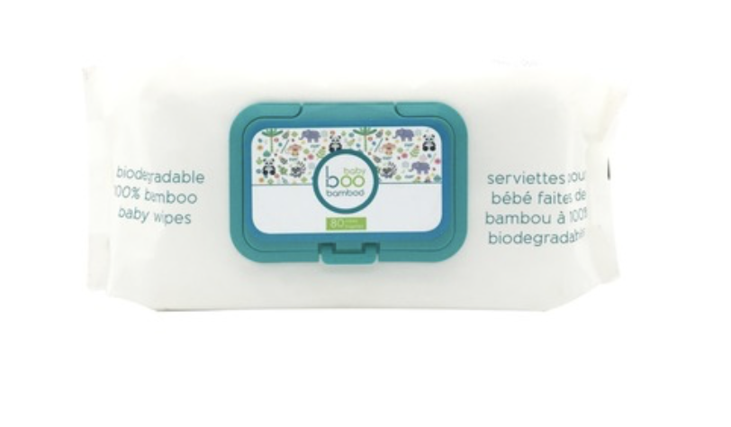 Baby Boo Baby Boo - Serviettes pour Bébé 100% Biodegradable