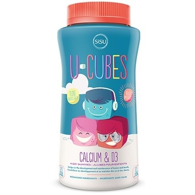 Sisu Sisu U-Cubes Calcium & D3 Jujubes pour Enfants (120 jujubes )
