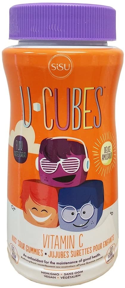 Sisu Sisu U-Cubes - Vitamin C Kids Sour Gummies (90 Gummies)