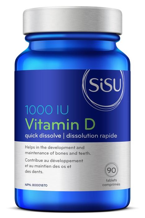 Sisu Sisu Vitamin D 1000UI quick dissolve , 90 tablets
