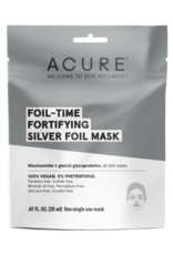 Acure Acure, Foil-Time Fortifying Silver Foil Mask (20ml) One single use mask