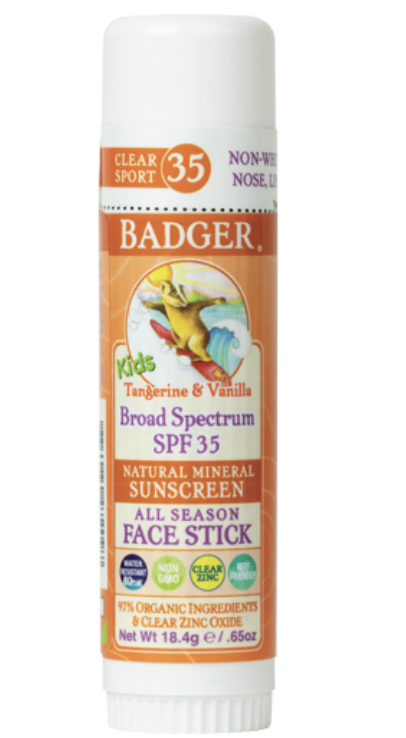 Badger Badger -FPS 35 Enfants Crème Solaire Baton -sport