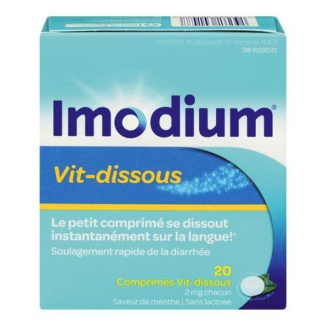 Imodium Imodium quick dissolve , 20 tablets