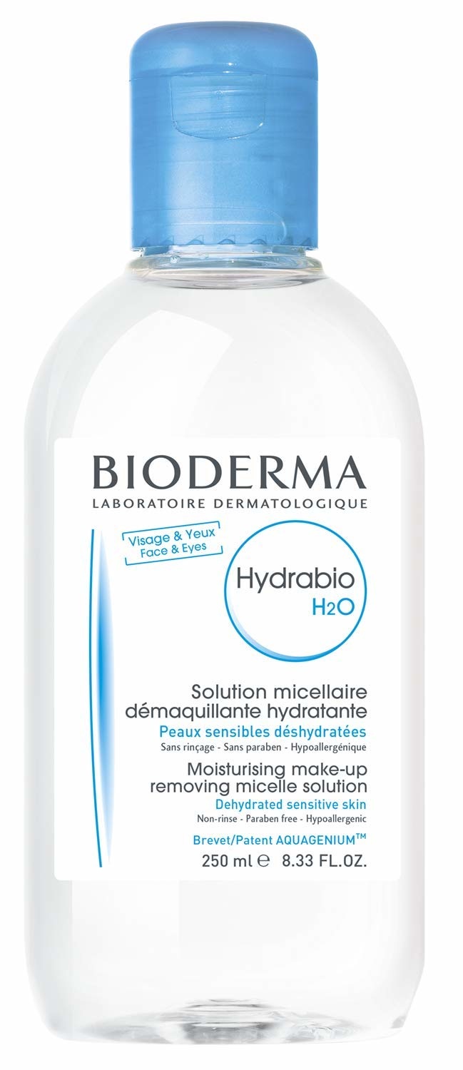 Bioderma Bioderma Hydrabio H20, Solution Micellaire démaquillante hydratante (Peaux sensibles déshydratées), 250ml