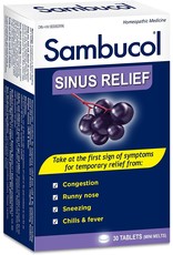 Sambucol Sambucol Soulage les sinus du sureau Noir , 30 comprimés