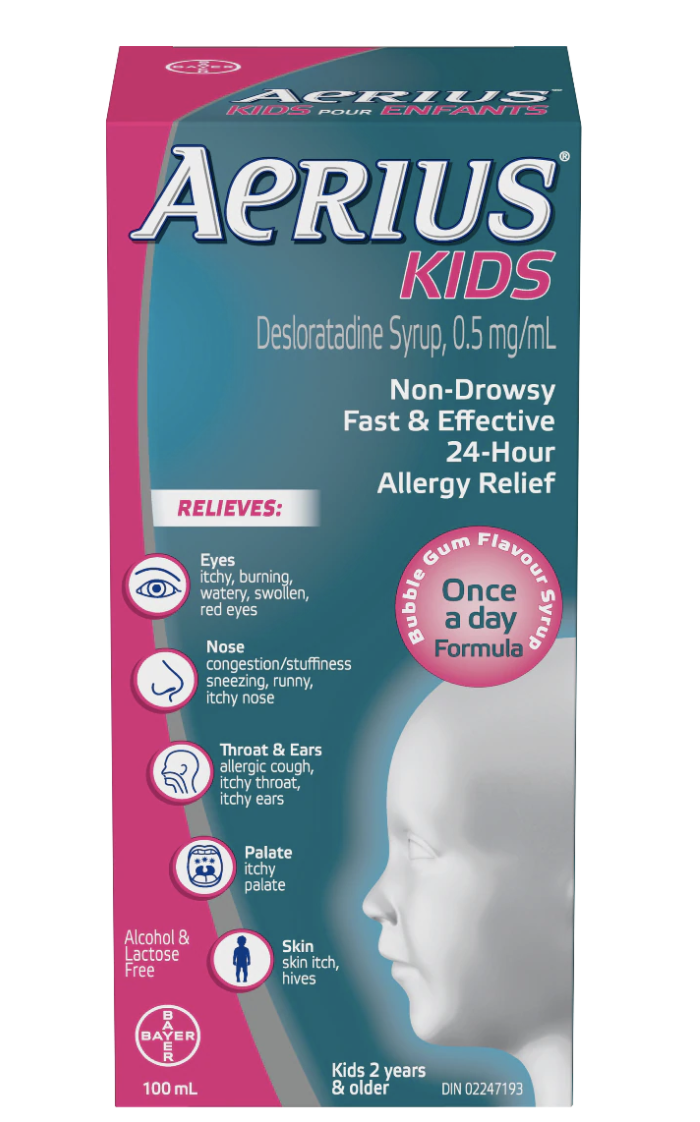 Aerius -Enfants Soulagement des allergies  (100ml)