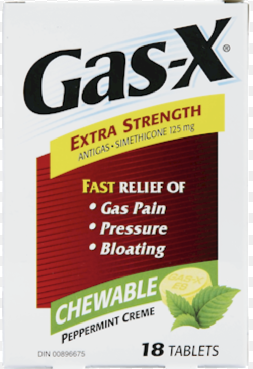 Gas-X Extra-Fort/Crème a la menthe Comprimés à menthe (18)