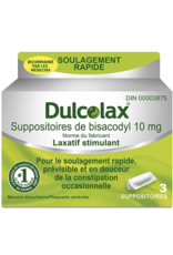 Dulcolax -Laxative supplement (3 suppositories)