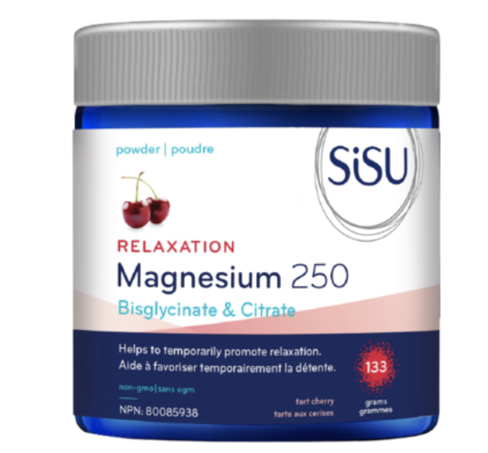 Sisu SISU Magnesium 250 Relaxation Blend , Tart Cherry ( 133g of powder)