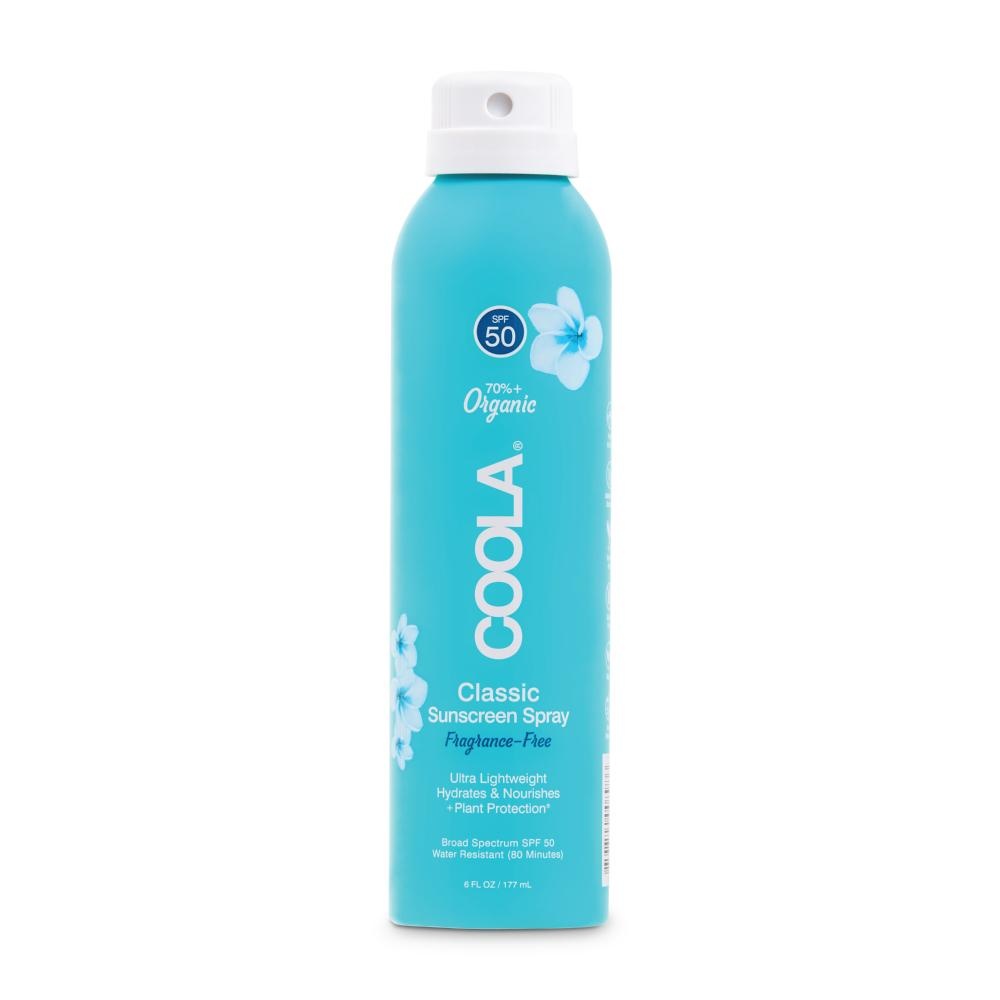 Coola Coola Classic SPF 50 Sunscreen Spray Frangrance - free 177ml