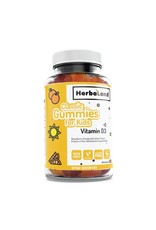 HerbaLand Gummies vitaminées classiques pour les enfants - vitamine D3 (60 gummies)
